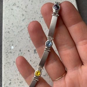 Multicoloured stone bracelet